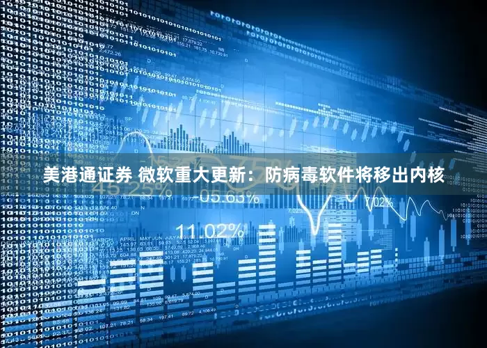 美港通证券 微软重大更新：防病毒软件将移出内核